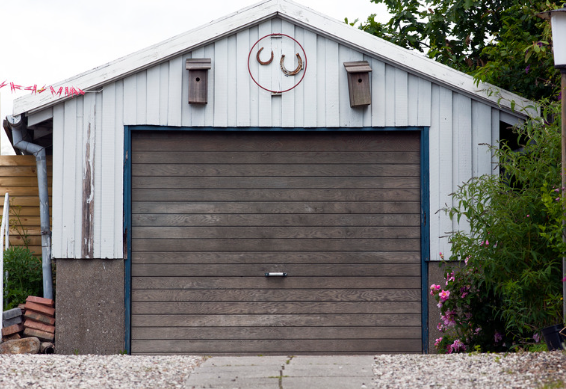 Damaged Garage Door
