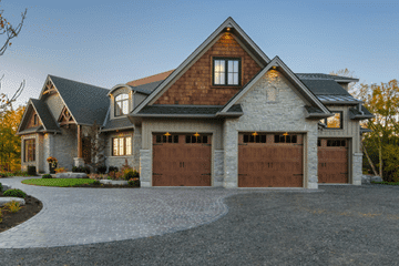 Yes, most manufacturers offer a wide range of paint and stain finishes, and many doors can be painted after installation to match or complement your home's existing exterior colors.
