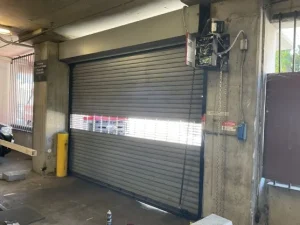 secure access management provided by industrial aluminum rolling doors