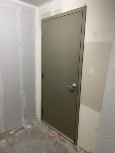 commercial installations of a hollow metal door in Sacramento