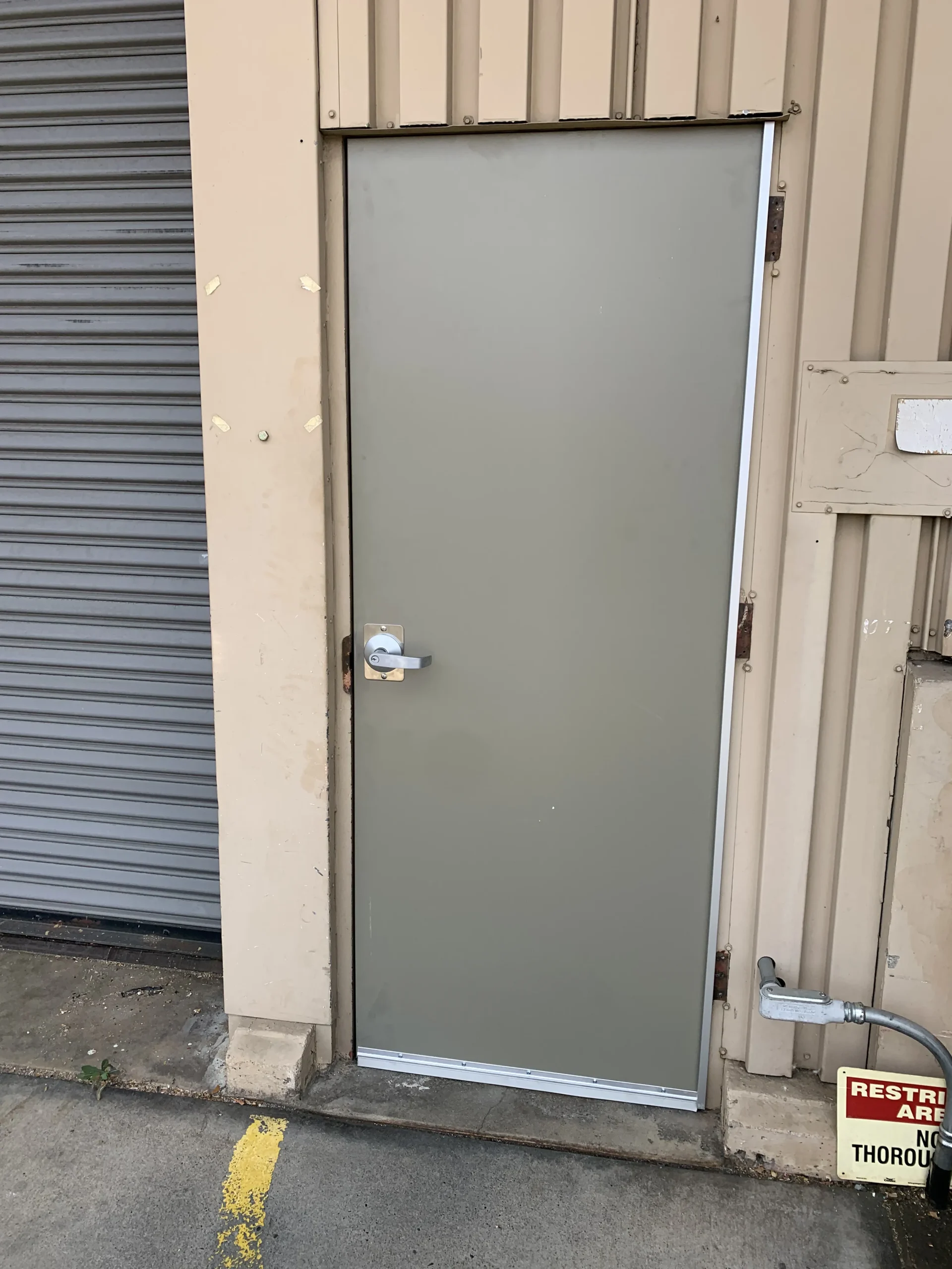 weather-resistant durability provided by industrial hollow metal doors